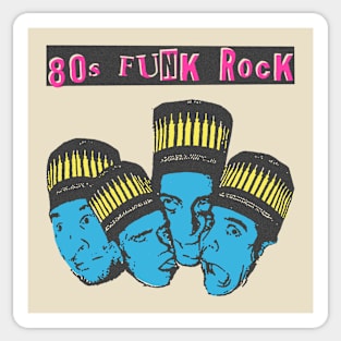 80s funk rock Sticker